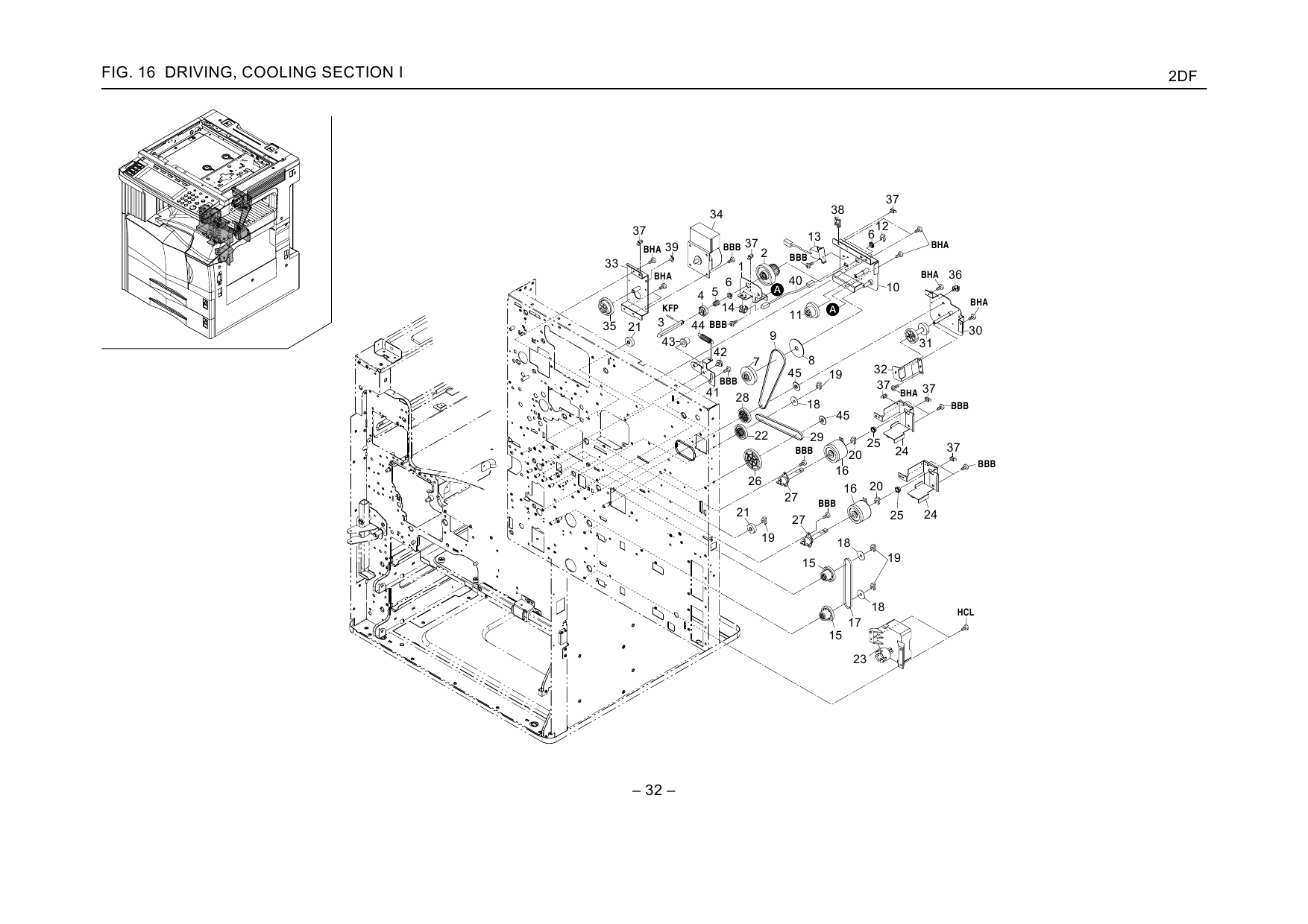 KYOCERA Copier KM-2530 3530 4030 Parts Manual-2